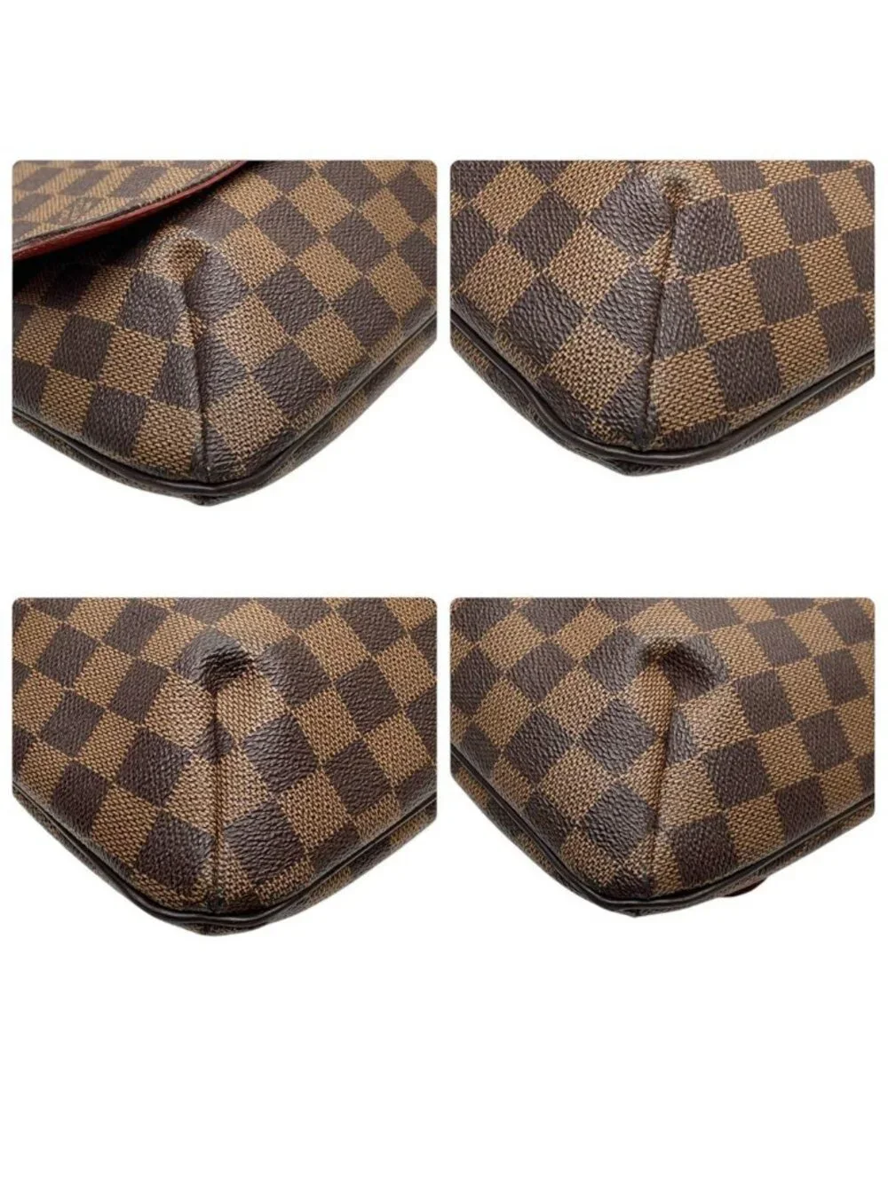 Louis Vuitton Damier Musette Shoulder Bag Brown